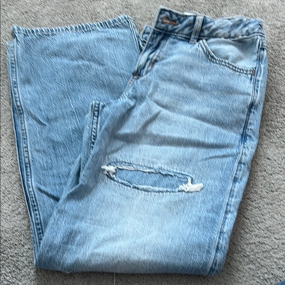 Abercrombie kids low rise baggy jeans size 13/14 regular